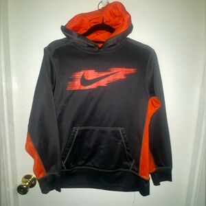 NIKE | Youth | Boys | Hoodie | Large | Red and Black